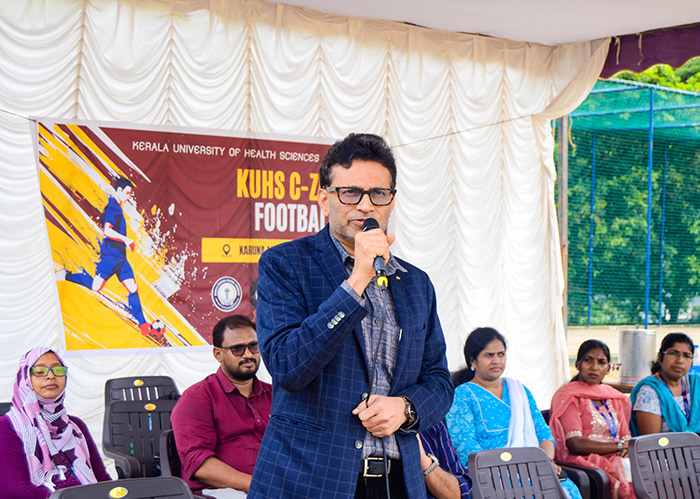 KUHS C-ZONE Football Championship in Full Swing at Karuna Medical College